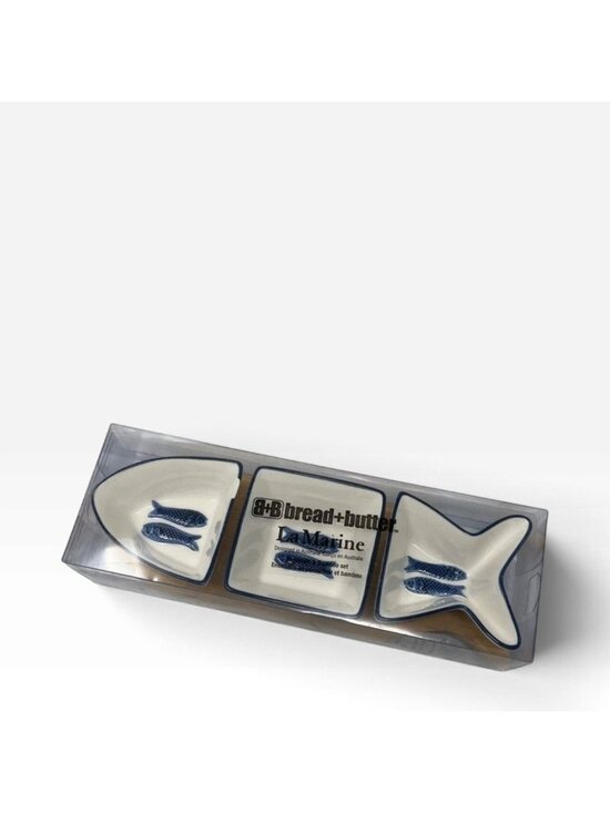 b+b bread butter Other - B+B Bread+Butter  La Marine Fish‑Shaped Porcelain Appetizer Set New with box
